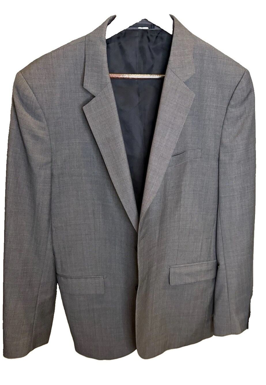Lauren Ralph Lauren Men’s Gray 100% Wool Blazer Sport Coat Two Button